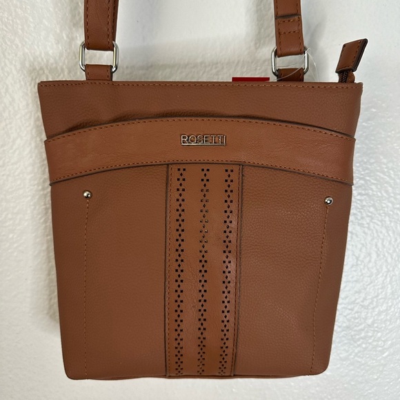 ROSETTI Brown Faux Leather Crossbody Bag BNWT - Picture 1 of 10